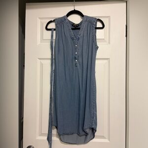 Express Light Blue Midi Dress